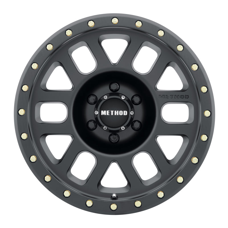 Load image into Gallery viewer, Method | MR309 Grid 18x9 0mm Offset 6x5.5 108mm CB Matte Black Wheel
