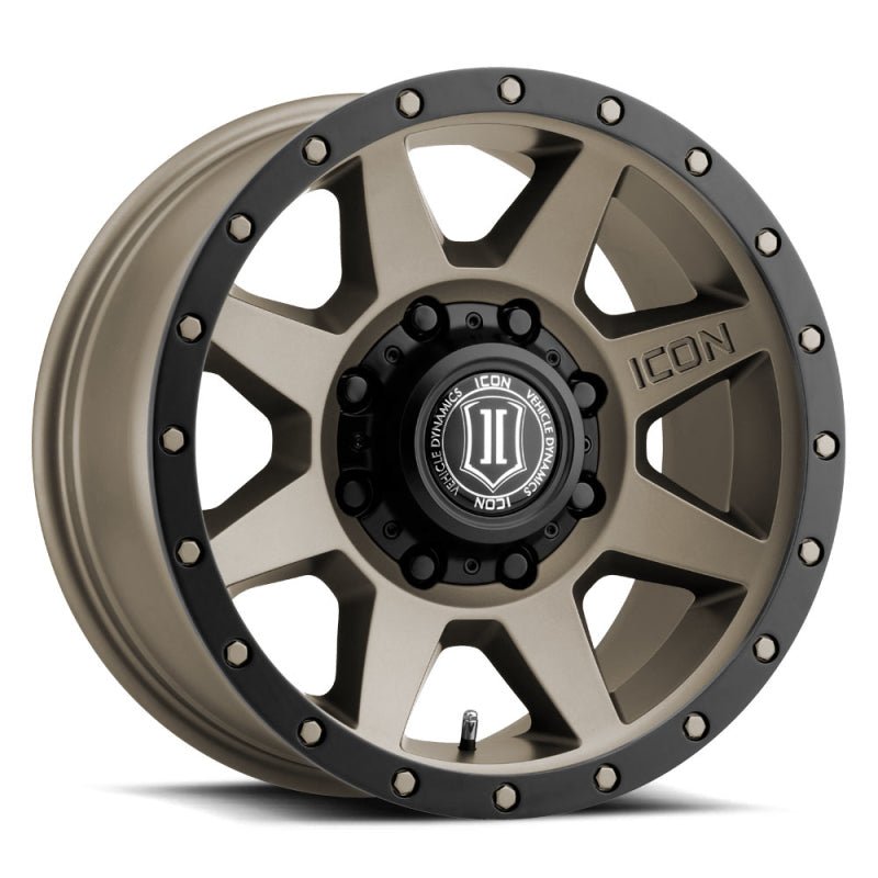 Load image into Gallery viewer, ICON Rebound 17x8.5 8x170 6mm Offset 5in BS 125mm Bore Bronze Wheel
