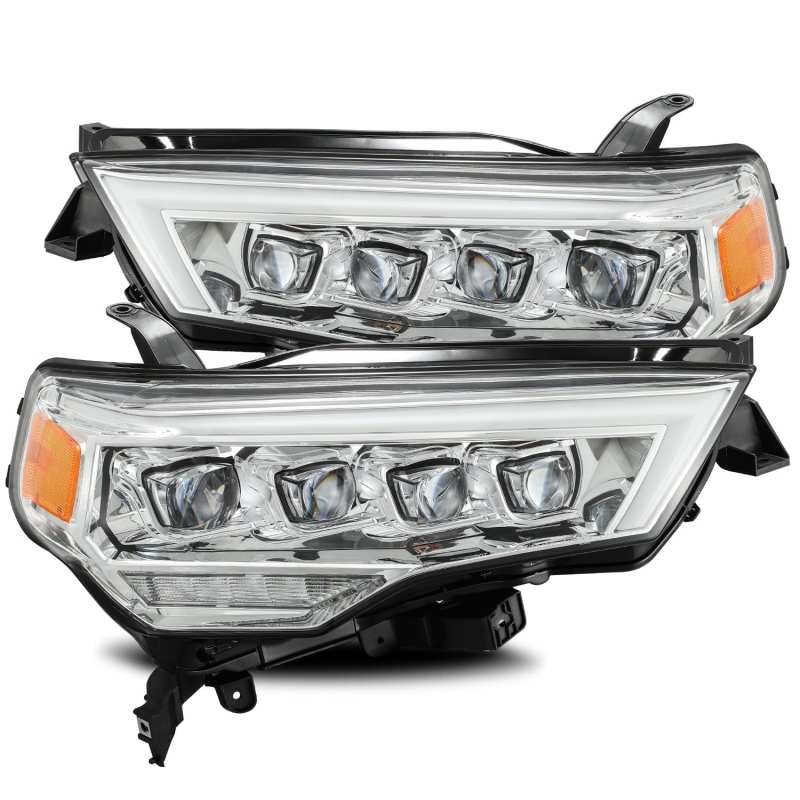 Load image into Gallery viewer, AlphaRex 14-20 Toyota 4Runner NOVA LED Projector Headlights Plank Style Chrome w/Activation Light
