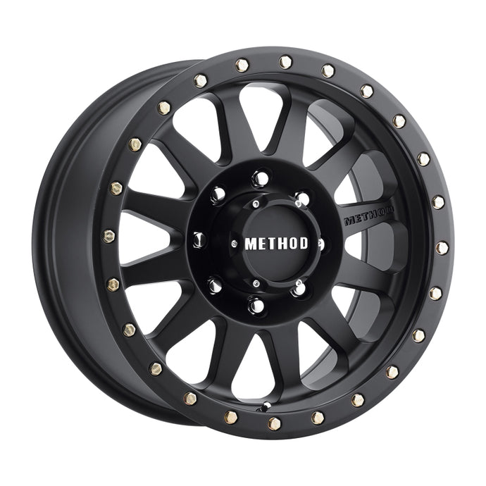 Method | MR304 Double Standard 20x10 -18mm Offset 8x6.5 130.81mm CB Matte Black Wheel