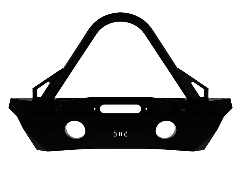 Load image into Gallery viewer, ICON 07-18 Jeep Wrangler JK Pro Series Front Recessed Winch Bumper w/Stinger/Tabs
