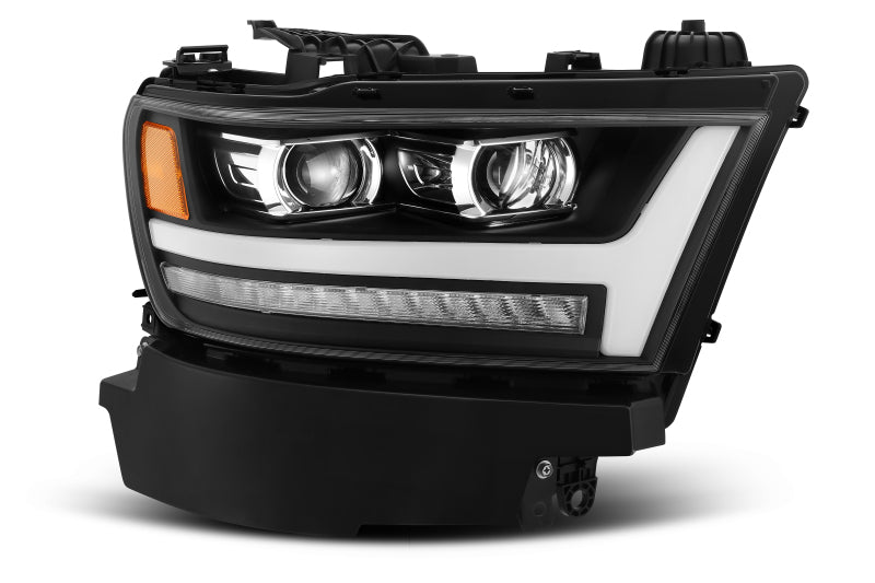 Load image into Gallery viewer, AlphaRex 19-20 Ram 1500HD PRO-Series Proj Headlight Plnk Style Blk w/Activ Light/Seq Signal/Plnk DRL
