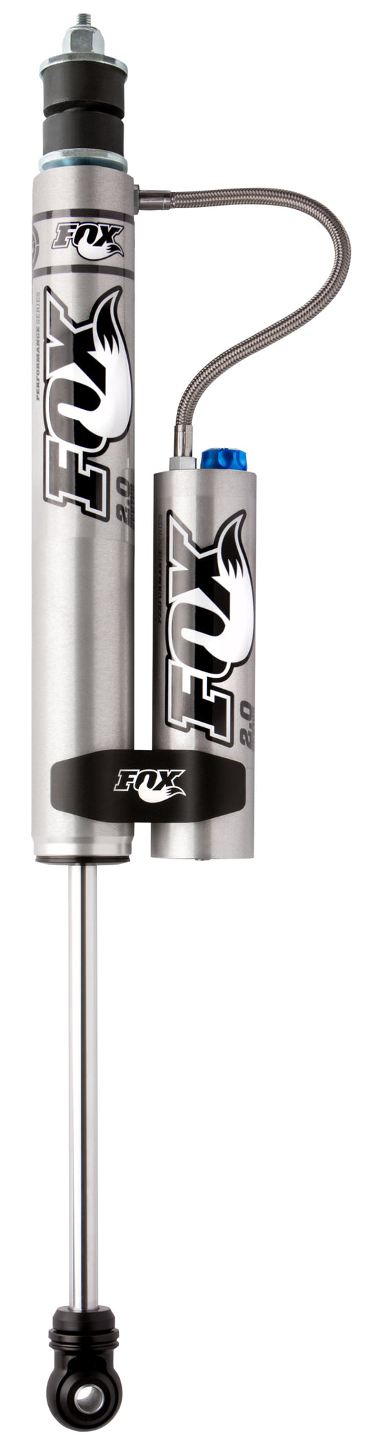 Fox | 2011-2019 GM 2500 / 3500 HD 2.0 Performance Series Smooth Body Remote Reservoir Front Shock With Adjuster | 7-9 Inch Lift