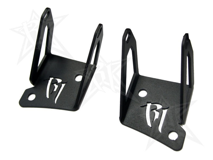 Rigid Industries | 2007-2018 Jeep Wrangler JK - A-Pillar Mount Kit - Mounts set of Dually/D2