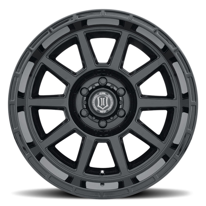 Load image into Gallery viewer, ICON Recoil 20x10 6x135 -24mm Offset 4.5in BS Gloss Black Wheel
