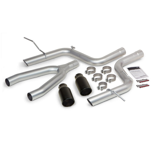 Banks Power | 2014-2015 Jeep Grand Cherokee 3.0L Diesel Monster Exhaust System - 3 Inch Dual Exit SS Single Exhaust With Black Tips