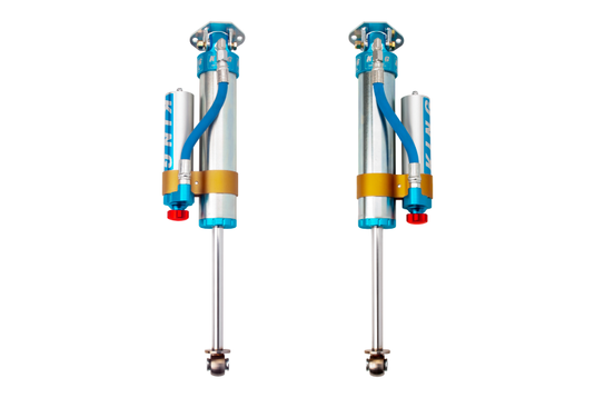 King Shocks | 1984-2000 Jeep Cherokee XJ Rear 2.5 Piggy Hose Reservoir 5-6 Inch Lift With Adjuster - Pair
