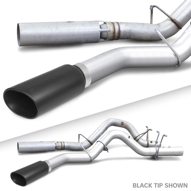 Load image into Gallery viewer, Banks Power | 2017+ GM Duramax L5P 2500 / 3500 Monster Exhaust System - SS Single Exhaust With Black Tip

