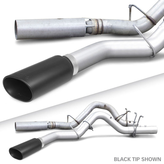 Banks Power | 2017+ GM Duramax L5P 2500 / 3500 Monster Exhaust System - SS Single Exhaust With Black Tip