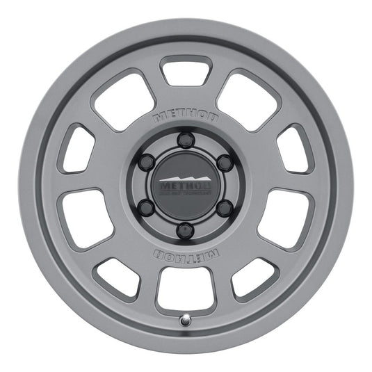 Method | MR705 17x8.5 +35mm Offset 6x5.5 106.25mm CB Titanium Wheel