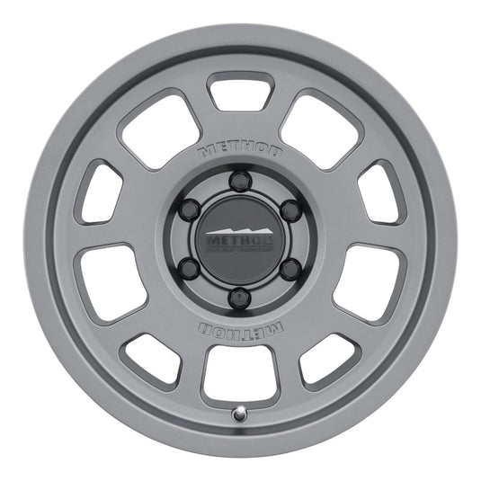Method | MR705 17x8.5 0mm Offset 6x5.5 106.25mm CB Titanium Wheel