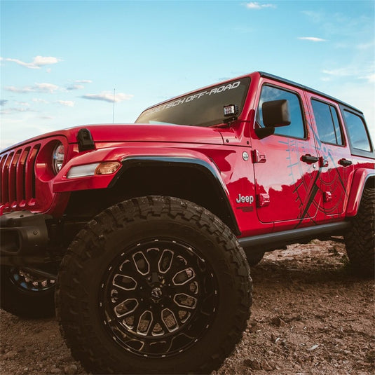 Rigid Industries | 2018+ Jeep Wrangler JL - A-Pillar Mount Kit - Mounts Set of D / D-SS / SR-M / Ignite Series