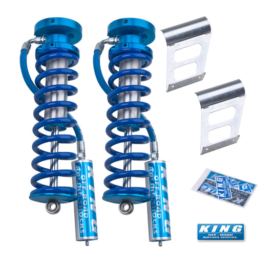 King Shocks | 2005+ Ford F-250 / F-350 4WD Front 2.5 Remote Reservoir Coilover Conversion - Pair