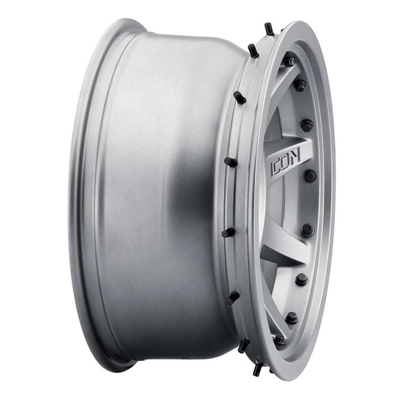 Load image into Gallery viewer, ICON Rebound Pro 17x8.5 5x4.5 0mm Offset 4.75in BS 71.5mm Bore Titanium Wheel
