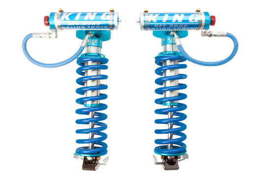 King Shocks | 2005+ Ford F-250 4WD Front 2.5 Remote Reservoir Coilover Conversion With Adjuster - Pair