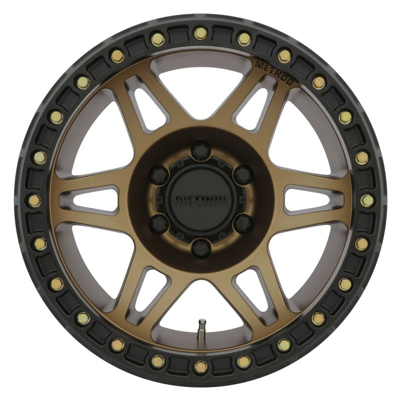 Load image into Gallery viewer, Method | MR106 Beadlock 17x9 -44mm Offset 6x5.5 108mm CB Method | Bronze w/BH-H24125 Wheel
