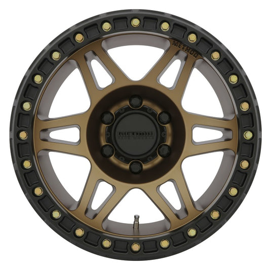 Method | MR106 Beadlock 17x9 -44mm Offset 6x5.5 108mm CB Method | Bronze w/BH-H24125 Wheel