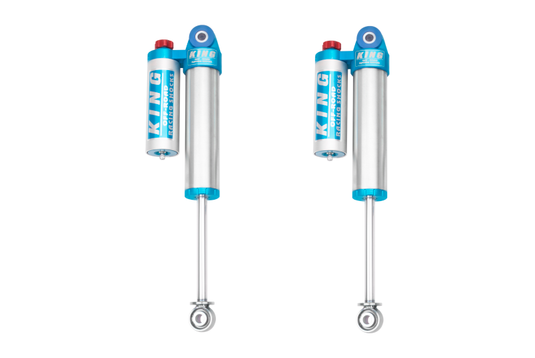 King Shocks | 2012+ Isuzu D-Max Rear 2.5 Piggy Hose Reservoir Shock With Adjuster - Pair