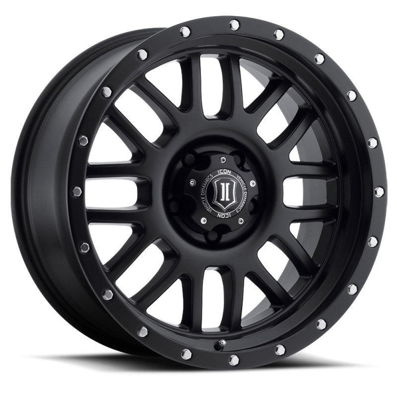 Load image into Gallery viewer, ICON Alpha 20x9 6x135 16mm Offset 5.625in BS Satin Black Wheel
