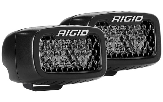 Rigid Industries | SR-M Series PRO Midnight Edition - Spot - Diffused - Pair