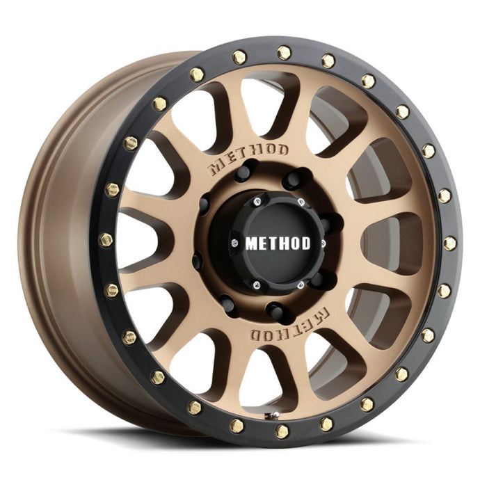 Method | MR305 NV HD 18x9 +18mm Offset 8x180 130.81mm CB Method | Bronze/Black Street Loc Wheel