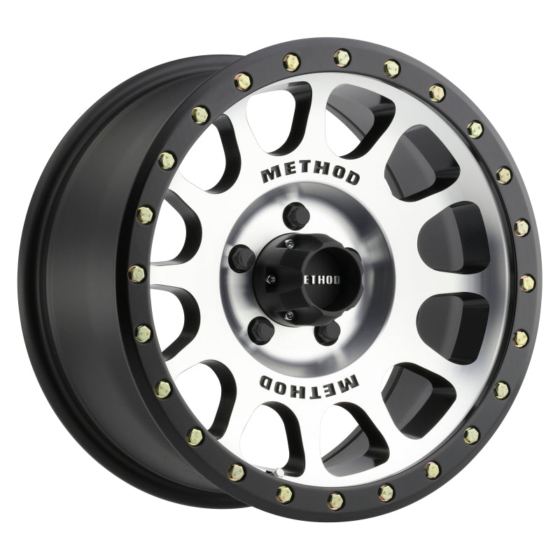 Load image into Gallery viewer, Method | MR305 NV 17x8.5 0mm Offset 5x5.5 108mm CB Machined/Black Street Loc Wheel
