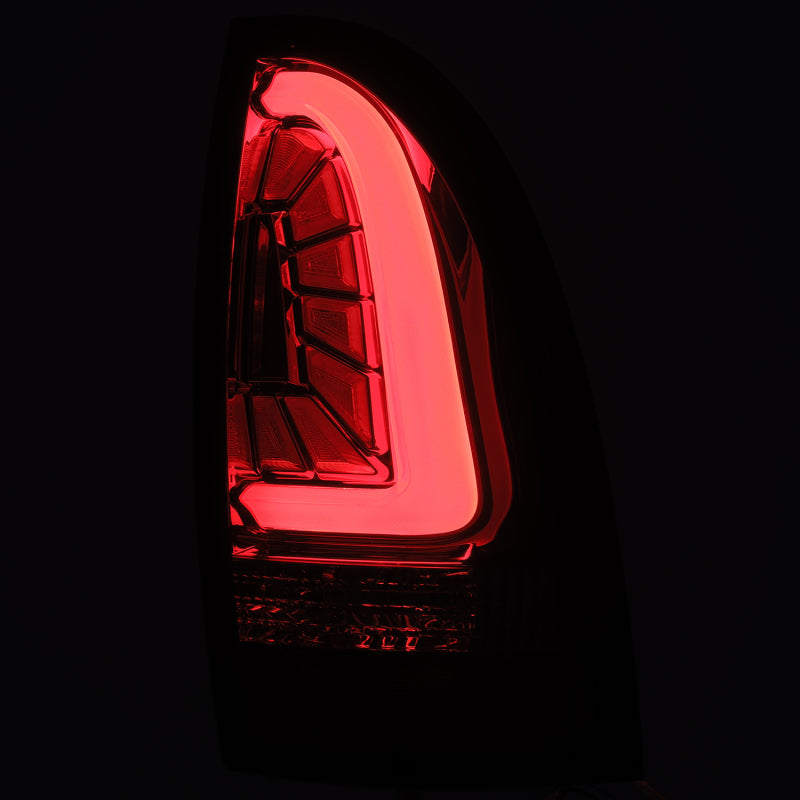 Load image into Gallery viewer, AlphaRex 05-15 Toyota Tacoma PRO-Series LED Tail Lights Jet Black
