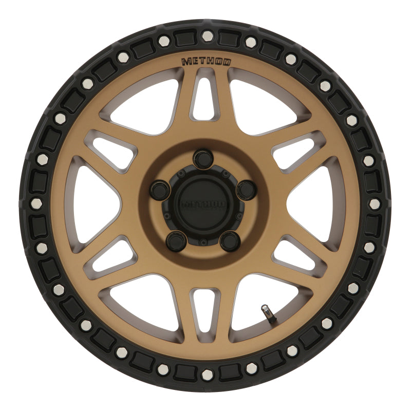 Load image into Gallery viewer, Method | MR312 17x8.5 0mm Offset 5x5 71.5mm CB Method | Bronze/Black Street Loc Wheel
