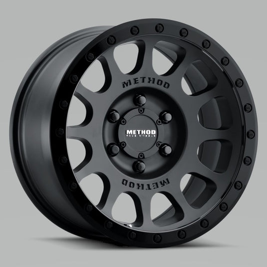 Method | MR305 NV 17x8.5 0mm Offset 6x5.5 108mm CB Gloss/Matte Black Wheel