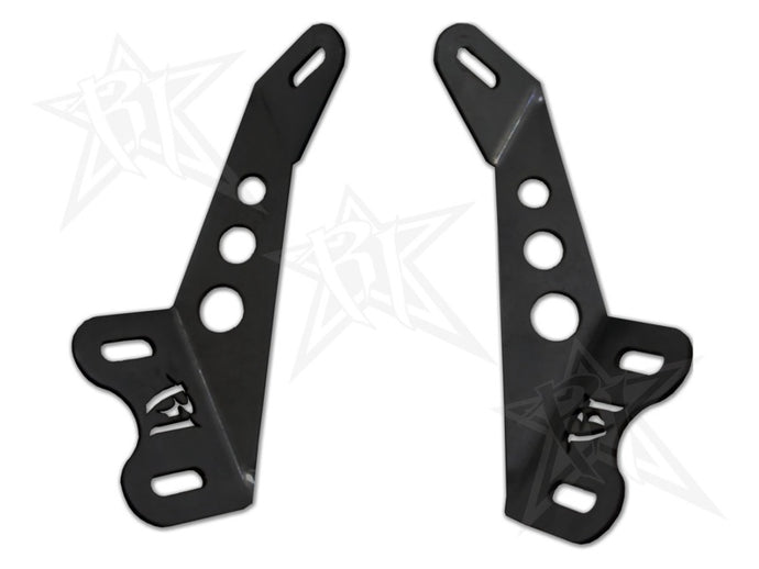 Rigid Industries | 2007-2018 Jeep Wrangler JK - 20in E/SR-Series Bar Hood Mount Kit