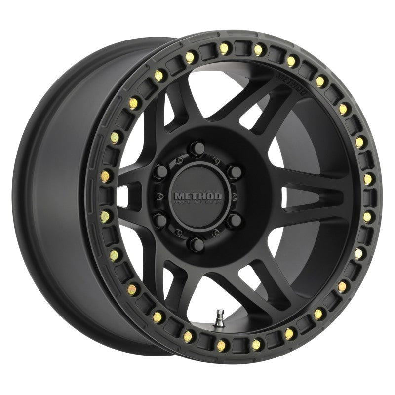 Load image into Gallery viewer, Method | MR106 Beadlock 17x9 -44mm Offset 6x5.5 108mm CB Matte Black w/BH-H24125 Wheel
