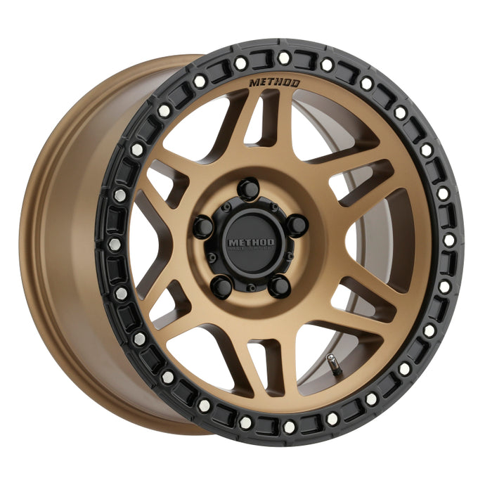 Method | MR312 17x8.5 0mm Offset 5x150 110.5mm CB Method | Bronze/Black Street Loc Wheel