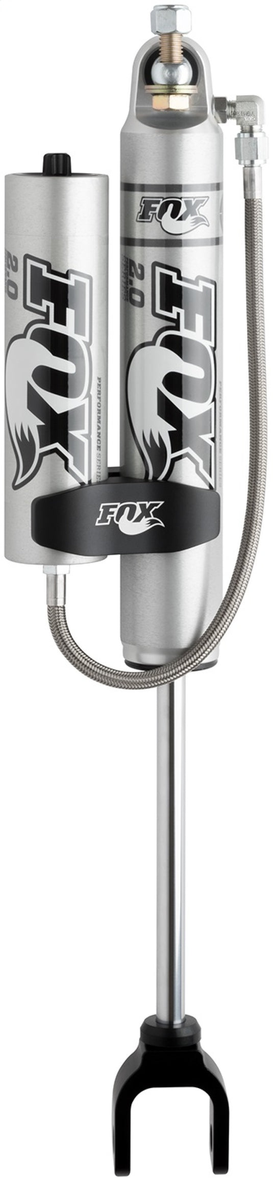 Fox | 2011-2019 GM 2500 / 3500 HD 2.0 Performance Series Smooth Body Remote Reservoir Front Shock | 0-1 Inch Lift