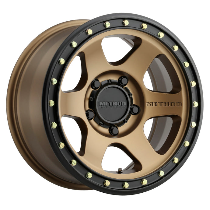 Method | MR310 Con6 17x8.5 0mm Offset 5x150 110.5mm CB Method | Bronze/Black Street Loc Wheel