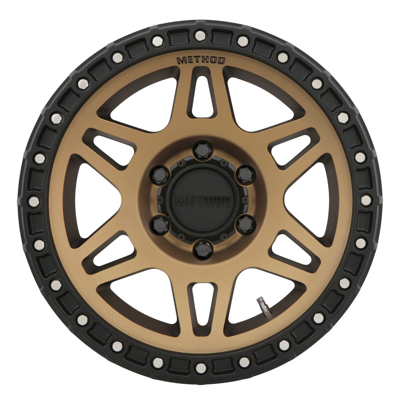 Load image into Gallery viewer, Method | MR312 17x9 -12mm Offset 6x5.5 106.25mm CB Method | Bronze/Black Street Loc Wheel
