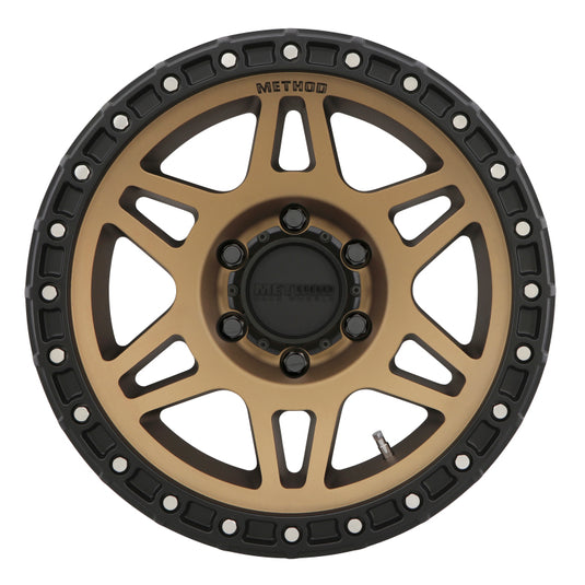 Method | MR312 17x9 -12mm Offset 6x5.5 106.25mm CB Method | Bronze/Black Street Loc Wheel