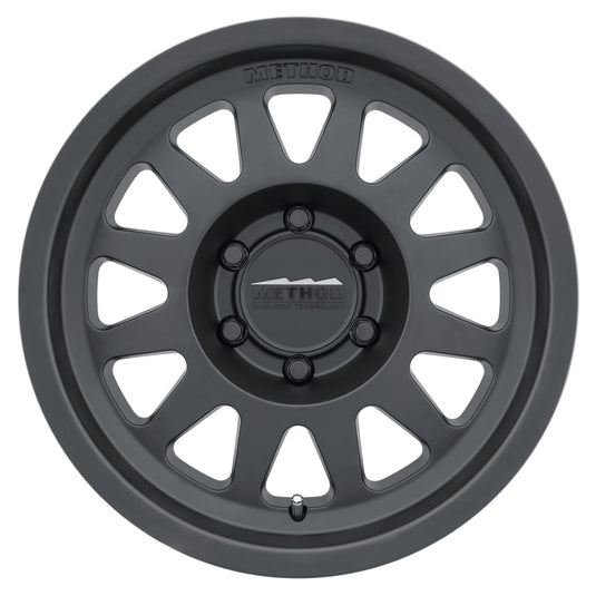 Method | MR704 16x8 0mm Offset 6x5.5 106.25mm CB Matte Black Wheel