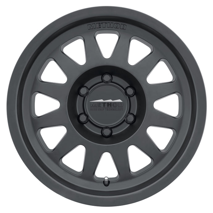 Method | MR704 17x8.5 0mm Offset 8x6.5 130.81mm CB Matte Black Wheel