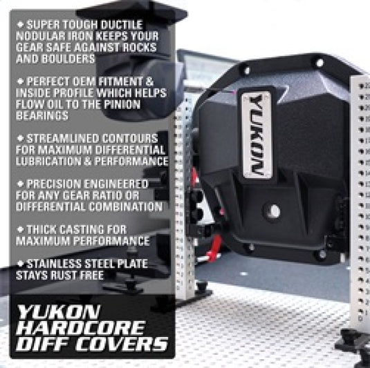 Yukon Gear | Jeep Wrangler JL Hardcore Front Nodular Iron Cover Dana 44 / 210MM