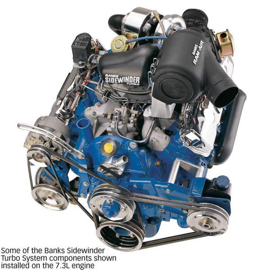 Banks Power | 1983-1993 Ford 6.9 / 7.3 Diesel Manual Transmission Sidewinder Turbo System - Wastegated