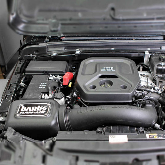 Banks Power | 2018-2022 Jeep 2.0L Turbo Wrangler (JL) Ram-Air Intake System - Oiled Filter