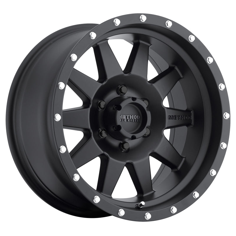 Load image into Gallery viewer, Method | MR301 The Standard 15x7 -6mm Offset 6x5.5 108mm CB Matte Black Wheel
