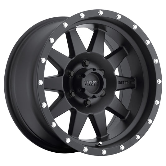 Method | MR301 The Standard 15x7 -6mm Offset 6x5.5 108mm CB Matte Black Wheel