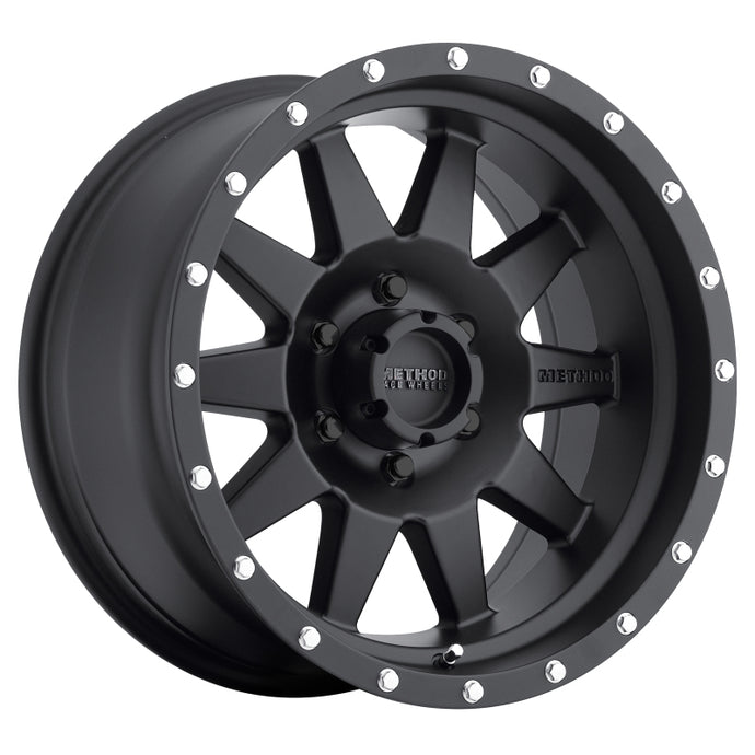 Method | MR301 The Standard 17x8.5 +25mm Offset 6x5.5 108mm CB Matte Black Wheel