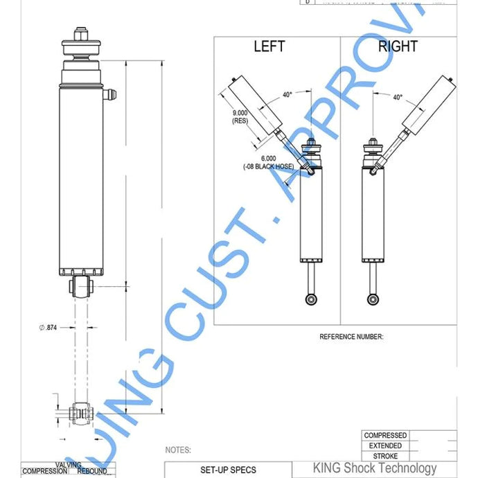 Thuren Fabrication | 2014+ Dodge Ram 2500 / 2013+ 3500 King 3.0 Front Shocks