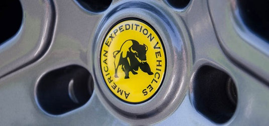 AEV Conversions | Yellow Logo Wheel Center Cap