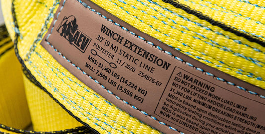 AEV Conversions | 3 Inch Mid Size WInch Extension Straps